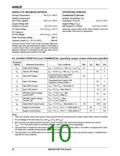 浏览型号MACH211SP-7JC的Datasheet PDF文件第10页
