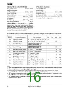 浏览型号MACH211SP-7JC的Datasheet PDF文件第16页