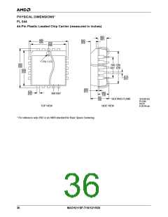 浏览型号MACH211SP-7JC的Datasheet PDF文件第36页