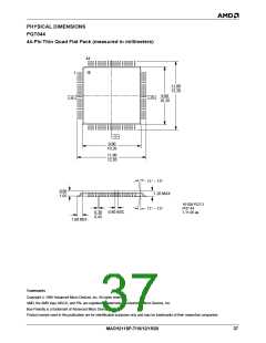 浏览型号MACH211SP-7JC的Datasheet PDF文件第37页