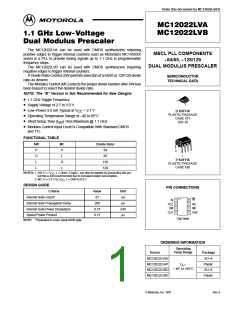 浏览型号MC12022的Datasheet PDF文件第1页