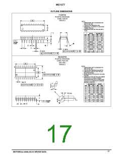 浏览型号MC1377P的Datasheet PDF文件第17页
