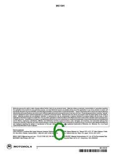 浏览型号MC1391的Datasheet PDF文件第6页