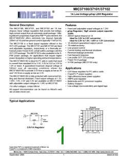浏览型号MIC37101-2.5YM的Datasheet PDF文件第1页