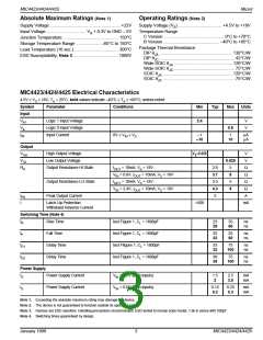 浏览型号MIC4423CN的Datasheet PDF文件第3页