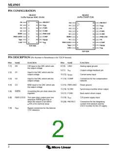 浏览型号ML4901的Datasheet PDF文件第2页
