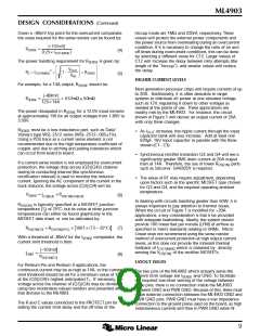 浏览型号ML4903的Datasheet PDF文件第9页