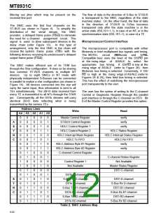 浏览型号MT8931C的Datasheet PDF文件第12页