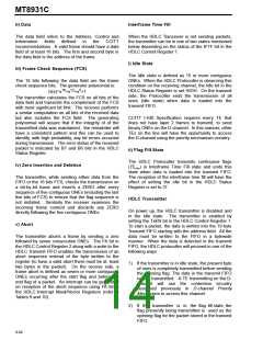 浏览型号MT8931C的Datasheet PDF文件第14页
