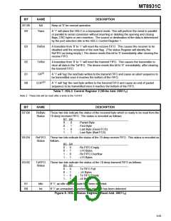 浏览型号MT8931C的Datasheet PDF文件第19页