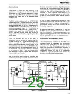浏览型号MT8931C的Datasheet PDF文件第25页