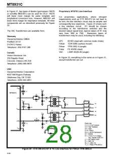 浏览型号MT8931C的Datasheet PDF文件第28页