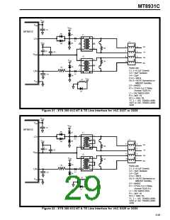 浏览型号MT8931C的Datasheet PDF文件第29页