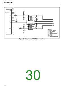 浏览型号MT8931C的Datasheet PDF文件第30页