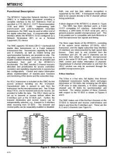 浏览型号MT8931C的Datasheet PDF文件第4页