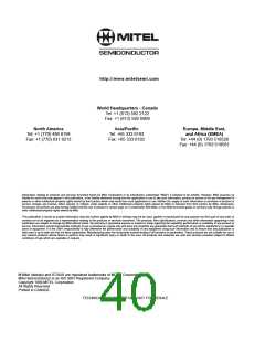 浏览型号MT8931C的Datasheet PDF文件第40页