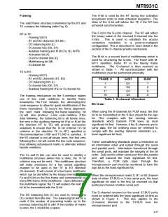 浏览型号MT8931C的Datasheet PDF文件第7页