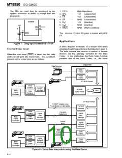 浏览型号MT8950AC的Datasheet PDF文件第10页