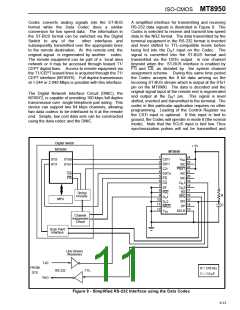 浏览型号MT8950AC的Datasheet PDF文件第11页