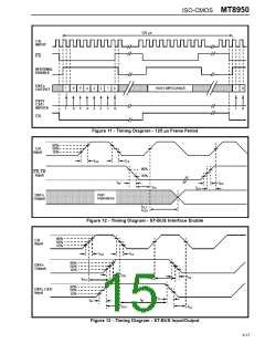 浏览型号MT8950AC的Datasheet PDF文件第15页