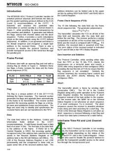 浏览型号MT8952B-1的Datasheet PDF文件第4页