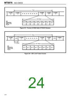 浏览型号MT8976AC的Datasheet PDF文件第24页
