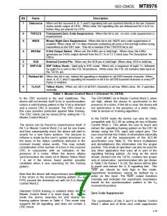 浏览型号MT8976AC的Datasheet PDF文件第7页