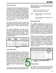 浏览型号MT8985AE的Datasheet PDF文件第5页