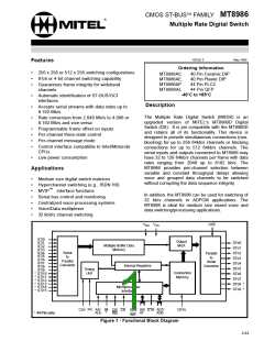 浏览型号MT8986AC的Datasheet PDF文件第1页