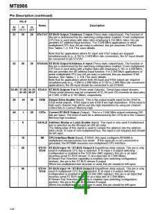 浏览型号MT8986AC的Datasheet PDF文件第4页