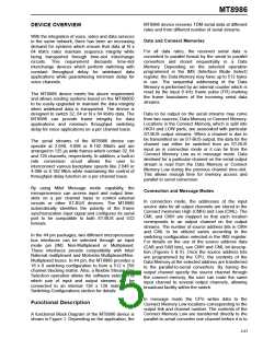 浏览型号MT8986AC的Datasheet PDF文件第5页