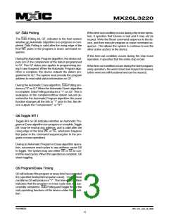 浏览型号MX26L3220XBI-12的Datasheet PDF文件第13页