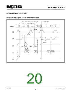 浏览型号MX26L3220XBI-12的Datasheet PDF文件第20页