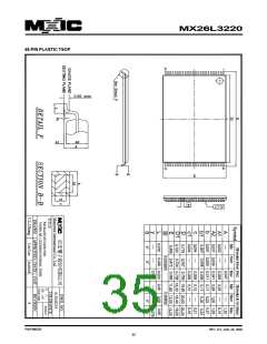 浏览型号MX26L3220XBI-12的Datasheet PDF文件第35页