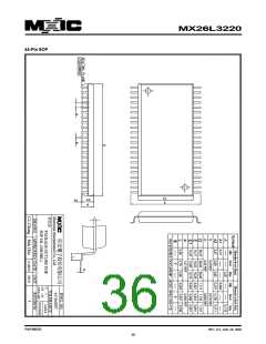 浏览型号MX26L3220XBI-12的Datasheet PDF文件第36页