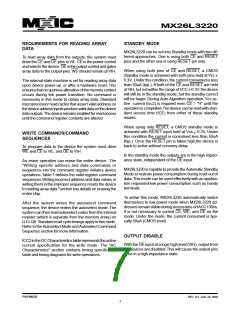 浏览型号MX26L3220XBI-12的Datasheet PDF文件第7页