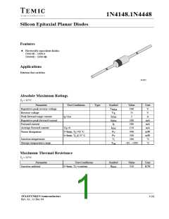 浏览型号1N4148的Datasheet PDF文件第1页