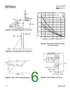 浏览型号IRFZ44V的Datasheet PDF文件第6页