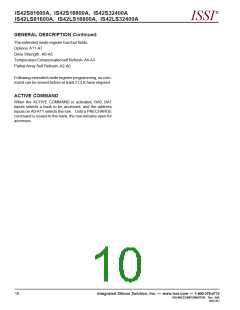 浏览型号IS42S16800A-10T的Datasheet PDF文件第10页