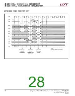 浏览型号IS42S16800A-10T的Datasheet PDF文件第28页