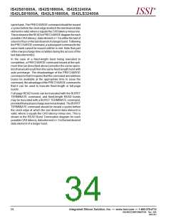 浏览型号IS42S16800A-10T的Datasheet PDF文件第34页