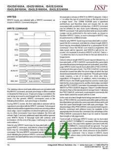 浏览型号IS42S16800A-10T的Datasheet PDF文件第44页