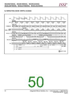 浏览型号IS42S16800A-10T的Datasheet PDF文件第50页