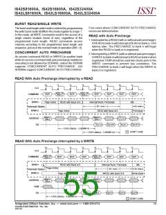 浏览型号IS42S16800A-10T的Datasheet PDF文件第55页
