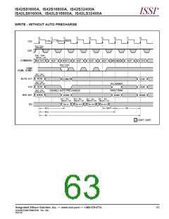 浏览型号IS42S16800A-10T的Datasheet PDF文件第63页