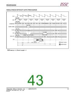 浏览型号IS42S32200-7T的Datasheet PDF文件第43页