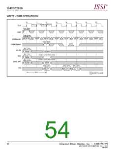 浏览型号IS42S32200-7T的Datasheet PDF文件第54页