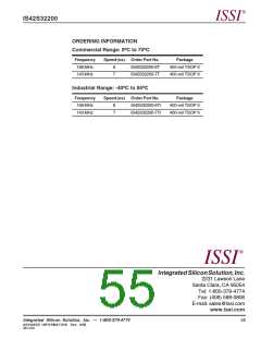 浏览型号IS42S32200-7T的Datasheet PDF文件第55页