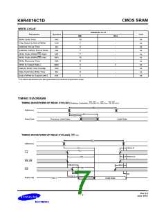 浏览型号K6R4008V1D-TI10的Datasheet PDF文件第7页