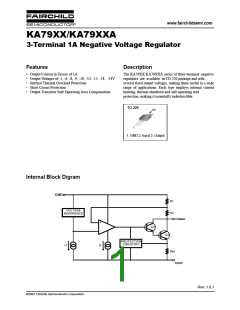 浏览型号KA7915的Datasheet PDF文件第1页